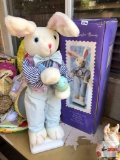 Holiday Decor - Easter - Standing Easter Bunny, orig. box