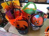 Holiday Decor - Halloween - treat buckets and bags etc.