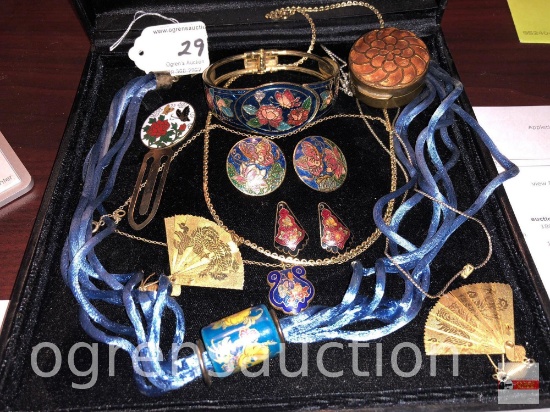 Jewelry - Asian jewelry, necklaces, earrings, bookmark, bracelet, compact etc.