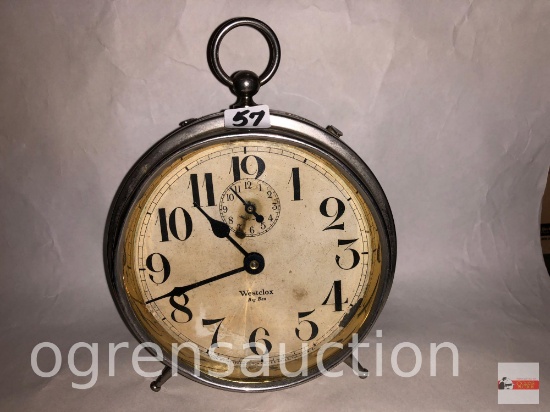 Vintage Westclox Big Ben alarm clock, early 1900's