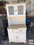Furniture - Kitchen hutch cabinet, 4 door, 1 drawer, 34.5
