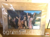 Artwork - Beatles, double matted picture, 18
