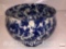 Pottery - bowl, blue/white