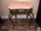 Vanity Stool - metal framed with upholstered seat