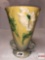 Roseville Pottery - 1938 Poppy #866-6, yellow, 6.25