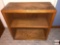 Furniture - Oak 2 shelf bookshelf/storage shelf unit