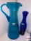 Glassware - 2 - Blenko Glass, handmade, blue