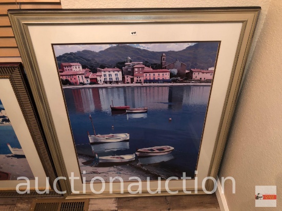Artwork - Fine Art Prints custom framing, "Ramon Pujol" Reflections of Summer Morning 35.5"wx42.75"h