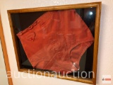 Vintage Men's swimming trunks, framed