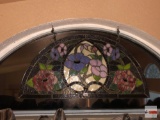 Stained glass panel, arch