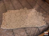 Linens - lace bed coverlet or table table