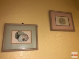 Artwork - 2 signed D. Morgan shells artwork