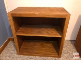 Furniture - Oak 2 shelf bookshelf/storage shelf unit