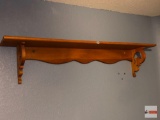 Large wall shelf, wood