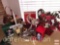 Christmas - Decor Sports Santa figurines, pinecone soap dispenser, Reindeer, baskets etc.