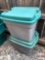 Storage Tubs - 2 lg. Rubbermaid with lids