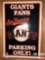 Signs - Giants Fans, San Francisco Giants Parking Only, Tag Express 2000, 12