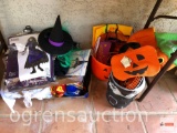 Halloween decor - Kid's costumes and candy bags & buckets