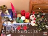 Christmas - Candles, candle holders, candle rings