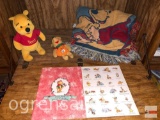 Winnie the Pooh - Blanket & stuffed bears & Magnetic Advent Calendar