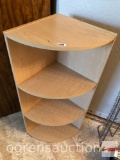 Furniture - Corner shelf stand, 3 shelves