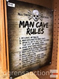 Sign - Man Cave Rules, 15