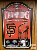 Signs - Pressboard Giants World Series Champions 2010, 2012, 2014, Wincraft