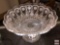 Glassware - ornate pedestal candy bowl, 6