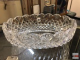 Crystal - oval dish, 10