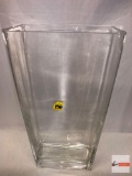 Vase - Large fluted clear glass vase, Pier 1 Imports, made in Poland 17