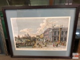 Artwork - print, matt/framed R. Visentini Prospectus a Columna S. Theodori ad ingressum Magni Canals