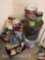 Garage - misc. paint and painting supplies