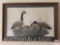 Artwork - print, Geese by AJ Rudisill, framed and matted