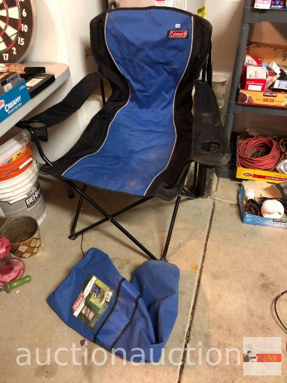 Camping - Coleman oversized quad chair w/ carry bag