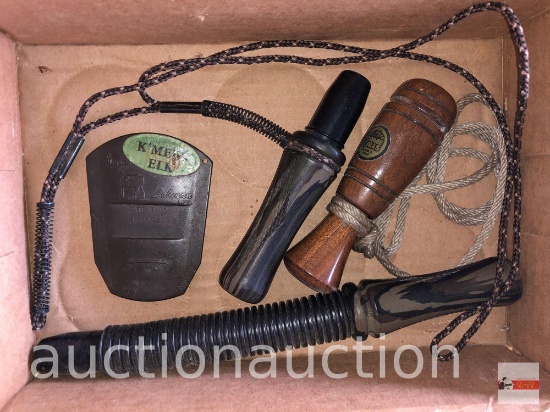 Hunting - 4 Game Calls, Big River, Lokman, K'Meer Elk call