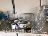 Kitchen ware - Glassware and misc. china