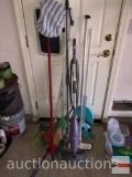 Cleaning Supplies - mops, brooms, dusters etc.