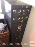 Office - Vintage Cole-Steel 5 drawer filing cabinet, Aerojet-General, 15