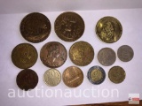 Coins - 13 misc. foreign coins