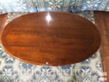 Furniture - oval coffee table, Queen Anne legs, 45