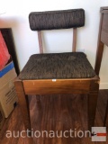 Sewing - sewing chair w/storage and accessories, 17.5