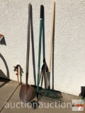 Yard & Garden - rakes, shovel, hoe, loppers