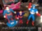 Toys - 3 Action figures - 1988 Superman DC comics, 1987 Burger King, 1984 Marvel Captain America