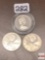 Coins - 3 - 1965 Canadian 5... uncirculated plus 2 Canadian Quarters, 1972, 1981