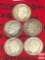 Coins - 5 Eisenhower Dimes, 1949, 2-1953, 1954, 1958