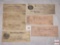 Ephemera - vintage late 1800's Utah checks, Becker Brewing & Malting