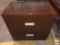 Office - Hon 2 drawer lateral metal file cabinet