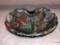 Art Glass - Murano glass hand made in Italy, candy bowl, multi color