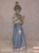 Figurine - Lladro #5604, Spring Token, Girl with flowers