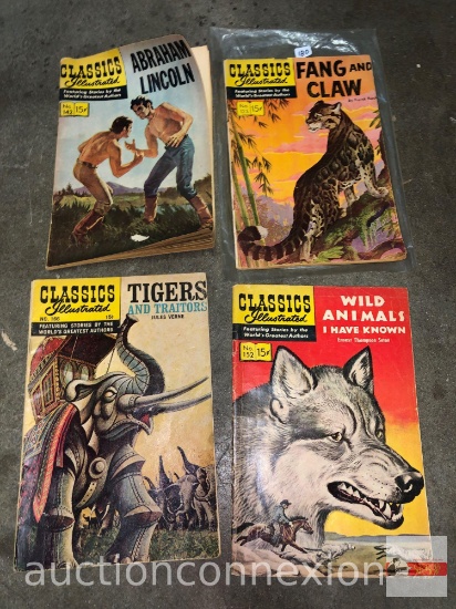 4 Comic styled "Classics Illustrated"